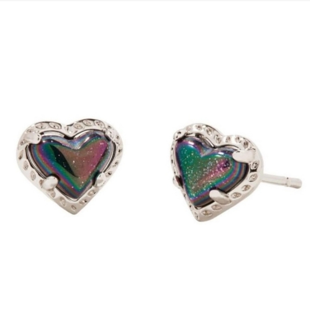 Kendra Scott Multicolor Heart Earrings